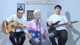 lenka trouble is a friend cover by ferachocolatos ft gilang u0026 bala