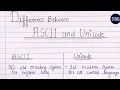 ASCII vs Unicode Difference Explained in Simple Words