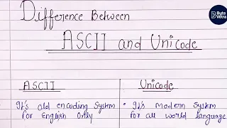 ASCII vs Unicode Difference Explained in Simple Words