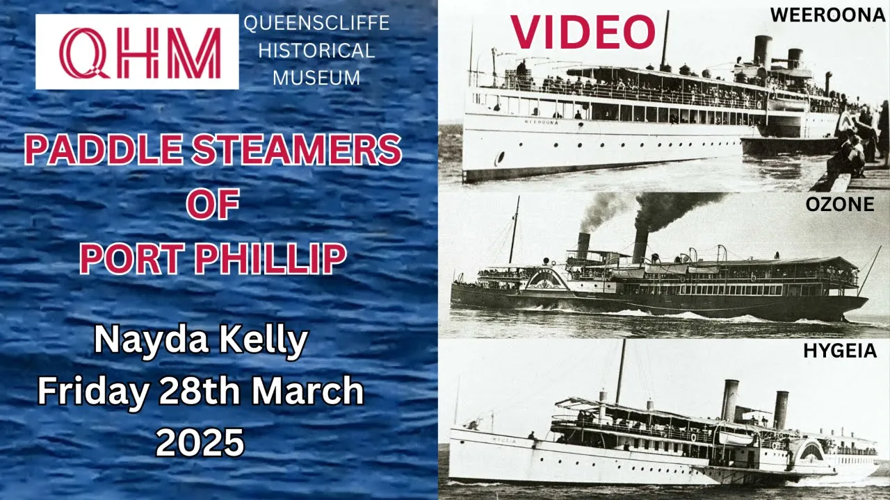 Paddle Steamers of Port Phillip: The Weeroona, Ozone & Hygeia that plied the bay until the 1940's.