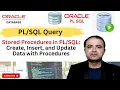Stored Procedures in Create Insert and Update Data with Procedures