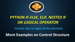 If Else Elif Nested IF Conditions in Python
