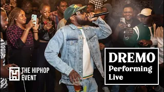 dremo performing live at the hiphop event september edition