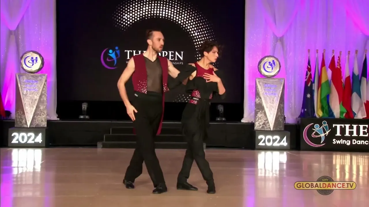 Jakub Jakoubek and Emeline Rochefeuille - 1st Place Classic - The Open 2024