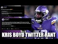 Kris Boyd Goes On Odd Anti-Vikings Twitter Rant