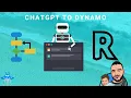 Revit and ChatGPT Flowchart to ChatGPT to Dynamo Automation and AI