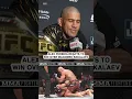 Download Lagu Alex Pereira REACTS to knockout win over Magomed Ankalaev in UFC 320 main event - MMA Fighting