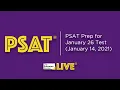 PSAT PSAT Prep for January 26 Test 2021 TPR Live The Princeton Review