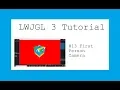 New LWJGL 3 3D Game Tutorial - First Person Camera