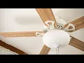 52 White Harbor Breeze Classic Ceiling Fan With Monte Carlo Light Kit