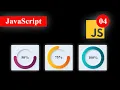 Circular Progress Bar Project JavaScript Tamil