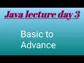 java Day 3 Full stack