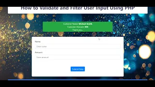How to Validate and Filter User Input Using PHP