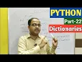 PYTHON Part-22 Dictionaries