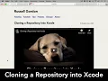 Cloning a Repository into Xcode