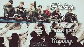 Download Fake love x I need you mashup MP3