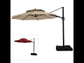 Replacement Canopy Top for Two Tiered Lowe s Umbrella YJAF-819R - LCM1394
