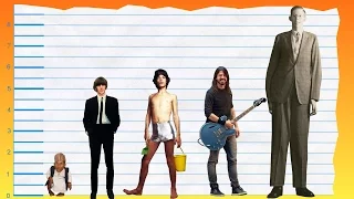 How Tall Is Ringo Starr of The Beatles - Height Comparison
