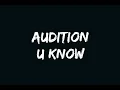 Download Lagu Audition  U know