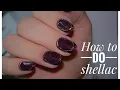 Shellac Nails STEP BY STEP Part 1 LINA LOOP NAILS
