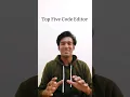 Top Five Code Editor For the Windows