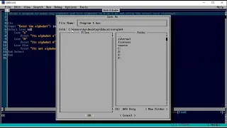 How to save program or code in QBasic