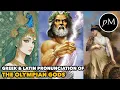 How are the Gods Names Pronounced in Latin Ancient Greek