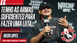 EXCLUSIVO! DIEGO LOPES PROJETA LUTA CONTRA CHARLIE DO BRONX NO UFC 335 | ESPN