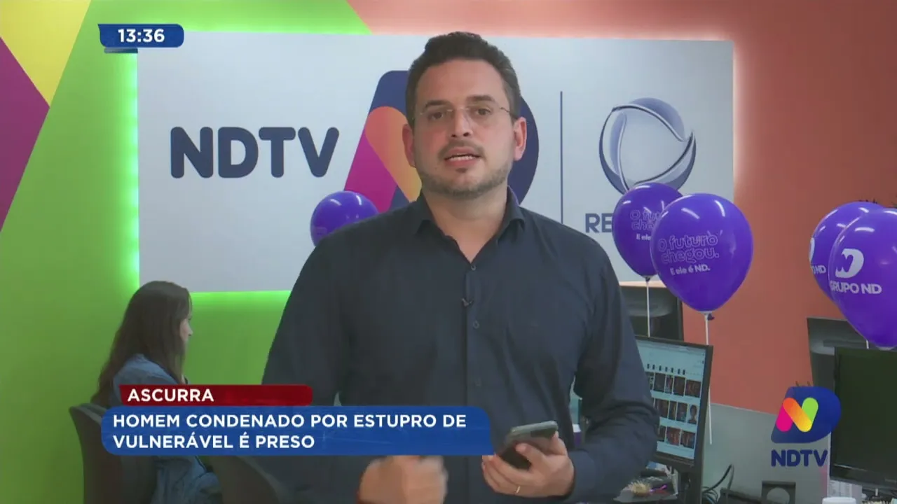 Ascurra: homem condenado por estupro de vulnerável é preso