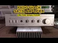 Realistic SA-150 amplifier tested on the analyzer