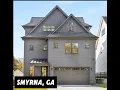 New Construction Home in Smyrna GA Walk to Market Village Move-In Ready Before the Holidays