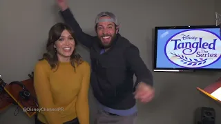 the tangled the series cast being iconic and silly for 5 minutes and 30 seconds