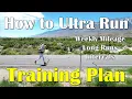 How To Run Your First Ultra Marathon Training Plan and Long Runs