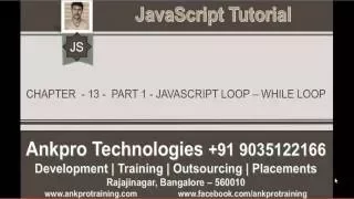JavaScript for beginners - Chapter 13