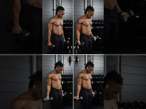 light dumbbells only and still my biceps got cooked 🥹