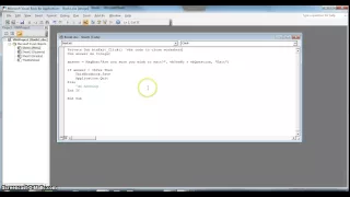 VBA Exit Button in Excel