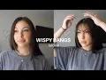 HOW I CUT WISPY BANGS AT HOME Lauren Kubiske