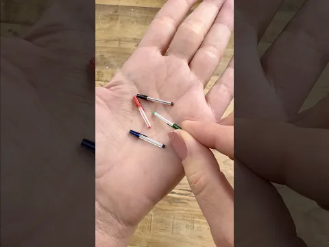 Como fazer caneta estilo BIC em Casa | Dicas DIY Miniatura