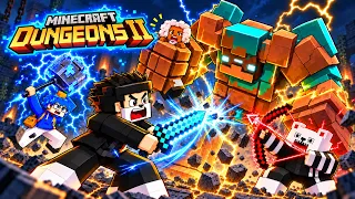 บุกถล่มบอสทองแดงสุดโหด!! ⛏️ Minecraft Dungeons 2