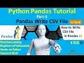 Python Pandas Part-5 Pandas write csv File in Hindi Machine Learning Course in Hindi 02 05