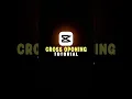 How to make cross opening effect tutorial