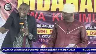 hili ndio swali lililo zua taharuki kubwa katika mdahalo kati ya dr sulle vs pastor ndacha 