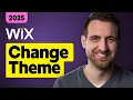 How to Change Template on Wix