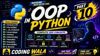 Python OOP Complete Course Part 10 Classes Objects Inheritance Polymorphism Encapsulation