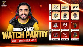 FFWS PK 2026 FALL WATCH PARTY WITH SHIFU  | Group Stage | Week 1 | Day 1 | A vs B