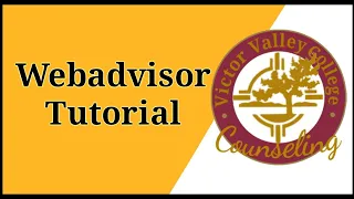 VVC WebAdvisor Tutorial