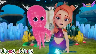 Mermaid Princess Story | Magical Ocean Adventure | Kids Rhymes - Wands & Wings