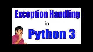 Exception Handling In Python 3 - try except else finally raise by Durga Sir