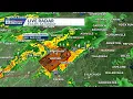 Tornado Watch and Flash Flood Warning in effect as storms cross Alabama