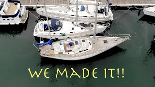 #136 – 380 MILE SAIL AFTER 10 years ABANDONED ON THE HARD #136
